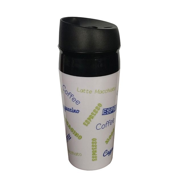 coffee mug(1), model heat transfer logo mug plastic